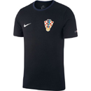Horvátország Crest T-Shirt fekete Horvátország Crest T-Shirt fekete