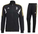 Juventus Track Suit black white gold