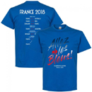Franciaország Road To Victory T-Shirt kék Franciaország Road To Victory T-Shirt kék