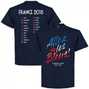Franciaország Russia 2018 Winners Squad T-Shirt s.kék Franciaország Russia 2018 Winners Squad T-Shirt s.kék
