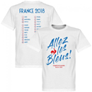 Franciaország Russia 2018 Winners Squad T-Shirt fehér Franciaország Russia 2018 Winners Squad T-Shirt fehér