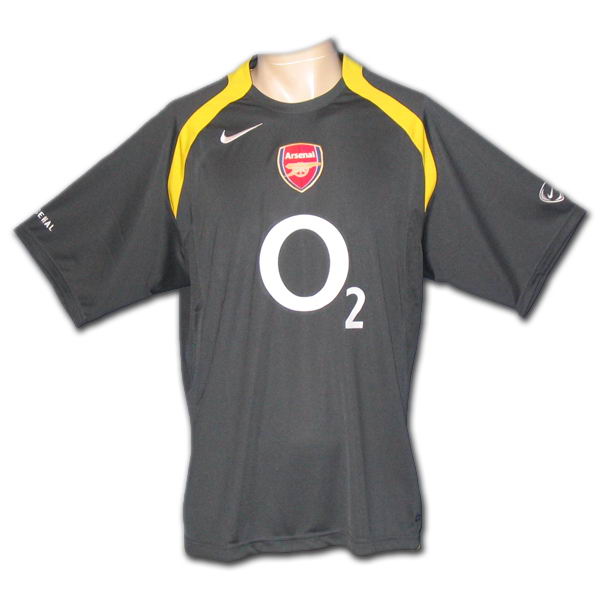 Arsenal SS Dri Fit Top 05-06 gry-yllw
