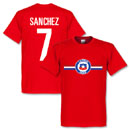Chile Sanchez 7 Tee red