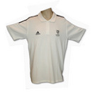 E04 3 Stripes Polo wht