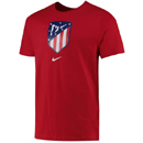 Atletico Madrid Crest T-Shirt piros