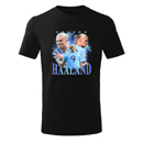 Haaland gyerek T-Shirt fekete