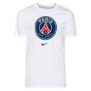 Paris SG Evergreen Crest T-Shirt white Paris SG Evergreen Crest T-Shirt white