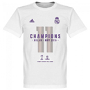 Real Madrid CL Winners T-Shirt white