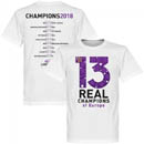 Real Madrid CL Winners 2018 13 Times T-Shirt jr Real Madrid CL Winners 2018 13 Times T-Shirt jr