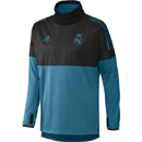 Real Madrid EU Hybrid Top black blue