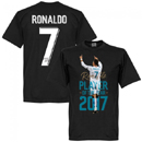 Ronaldo Player of the Year 2017 Tee black Ronaldo Player of the Year 2017 Tee black